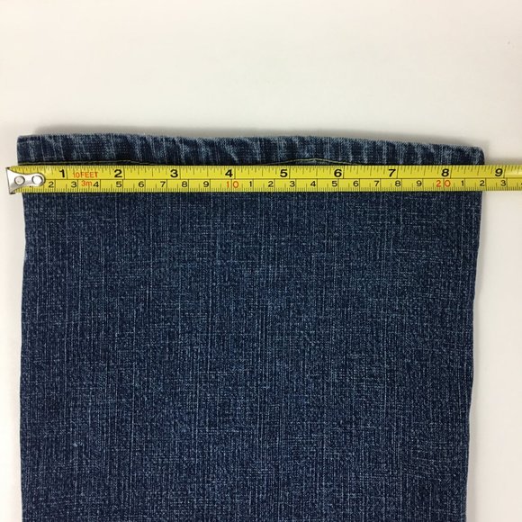 Old Navy Boot Cut At Waist Stretch Jeans Blue Women's Size 6 - Picture 10 of 13